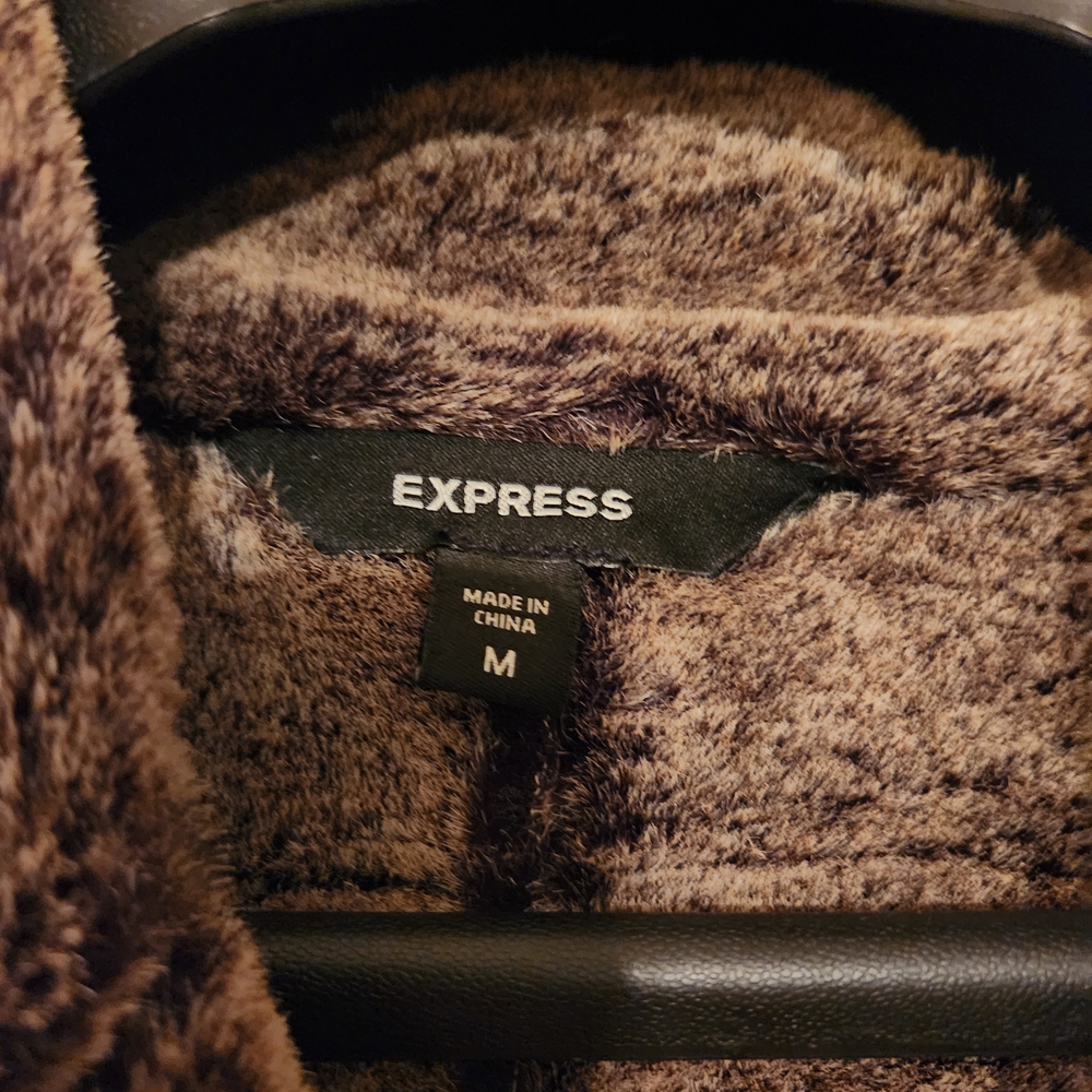 Express Faux Fur Coat